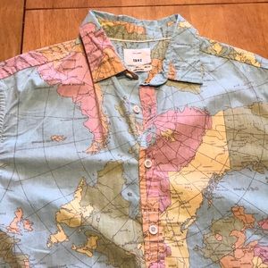 1992 altas button up short sleeve shirt.